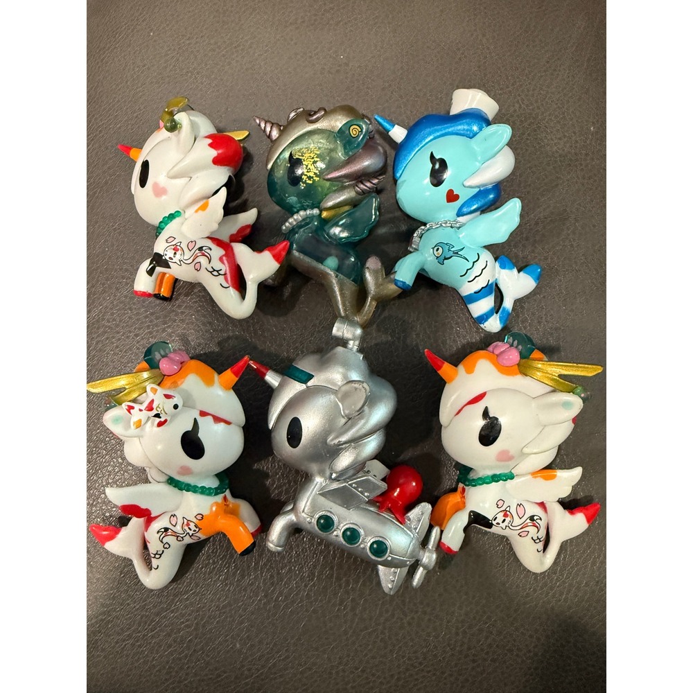 Tokidoki Unicorno Figurines Lot Kawaii Collectible Chibi‎ Toys